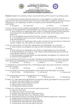 Revised Philippine ECCD Checklist Technical and Administration .